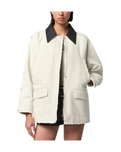 Куртка рабочая из необработанного денима Clive, белый Apparis