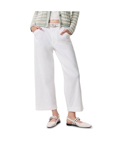 Брюки Banks с широкими штанинами, белый Rag & bone