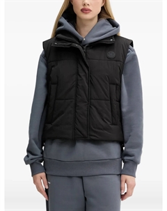 Стеганый жилет с логотипом, черный Hugo