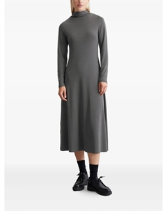 Платье с высоким воротником и длинными рукавами, серый Marc o'polo
