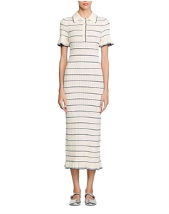 Вязаное макси-платье, слоновая кость/кремовый Sandro