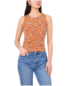 Топ с вырезом на спине Keyhole Back, оранжевый Vince camuto