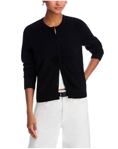 Кардиган с круглым вырезом - эксклюзив, черный C by bloomingdale's cashmere