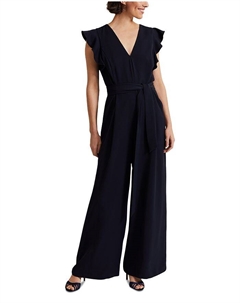 Калли Комбинезон с оборками, синий Phase eight