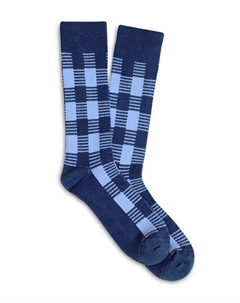 Гетры в клетку, синий Guest in residence