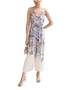 Этель. Комбинезон с цветочным принтом, мультиколор Phase eight