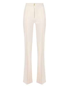 Расклешенные брюки с застежкой-молнией спереди, нейтральный Elisabetta franchi