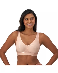 Бюстгальтер Comfort Revolution ComfortFlex Fit бесшовный беспроводной двухслойный 3484, розовый Bali