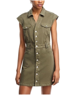 Платье Jaxsyn из денима, зеленый Paige