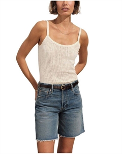 Прибрежный пуловер с ажурной вязкой, белый Buck mason