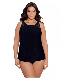 Женский топ танкини Illusionists Ursula, черный Miraclesuit