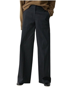 Брюки Relaxed из хлопкового чино, черный Theory