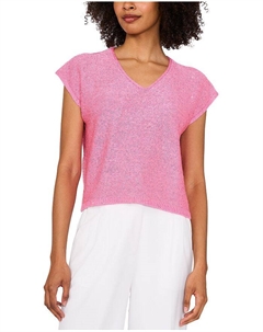 Топ с пайетками, розовый Vince camuto