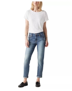 Женские джинсы свободного кроя Boyfriend с зауженными штанинами, синий Levi's®