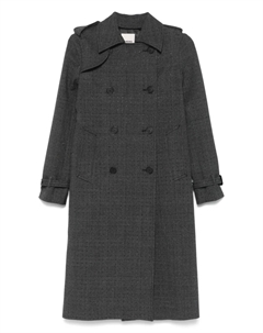 Пальто с кристаллами, серый Sandro