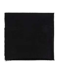 Шарф из кашемира с необработанными краями, черный Isabel marant