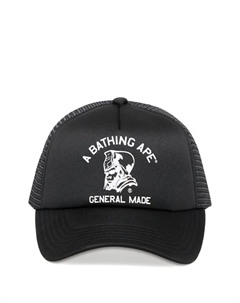 Сетчатая шапка с логотипом BATHING APE, черный A bathing ape®
