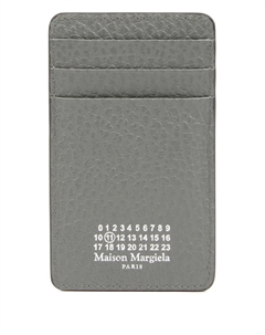 Кожаный картхолдер, серый Maison margiela
