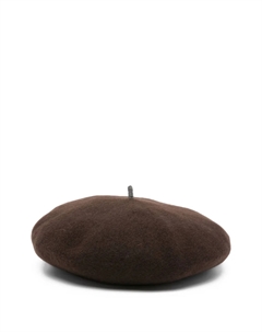 Шерстяной берет, коричневый Brunello cucinelli