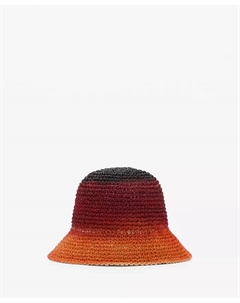 Женская шапка из натурального волокна с градиентом, оранжевый Mango