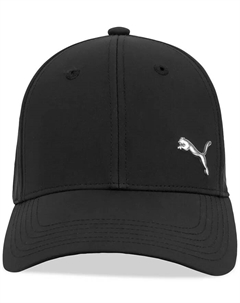 Мужская кепка Alloy с логотипом кота, однотонная, эластичная, черный Puma