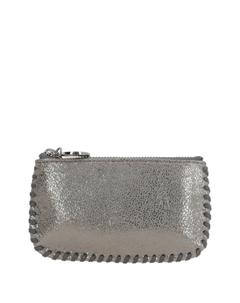 Визитница с застежкой-молнией и узором в горошек, серый Stella mccartney