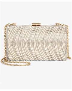 Клатч Randdi Wavy с имитацией жемчуга, коричневый/бежевый I.n.c. international concepts