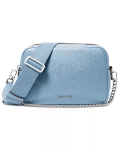 Брайант Средняя кожаная сумка-кроссбоди с двойной молнией и цепочкой для фотоаппарата, красный Michael kors