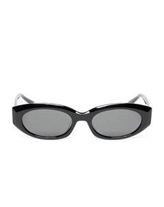 Солнцезащитные очки в овальной оправе BATHING APE, черный A bathing ape®