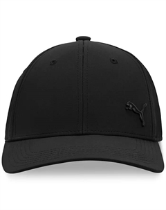 Мужская кепка Alloy с логотипом кота, однотонная, эластичная, черный Puma