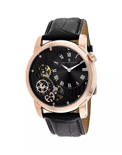 Мужские часы Sprocket Auto-Quartz с черным циферблатом - CV1547, черный Christian van sant