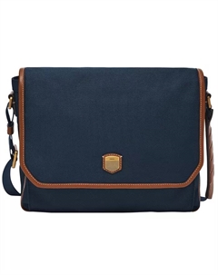 Рюкзаки и сумки-почтальоны Hayes Courier, синий Fossil