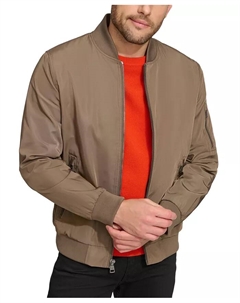 Мужская однотонная куртка-бомбер на молнии, мультиколор Calvin klein