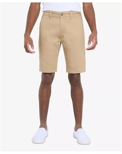 Мужские шорты-чинос с плоской передней частью, длина 10.5", коричневый/бежевый Xray
