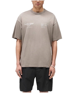 Футболка оверсайз с принтом логотипа Team, коричневый/бежевый Represent