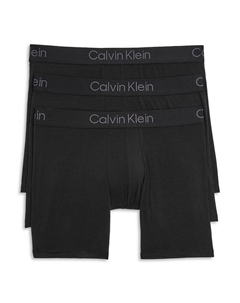 Классические боксеры, 3 штуки, черный Calvin klein