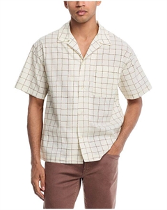 Классическая винтажная рубашка Regular Fit Vintage Camp Shirt, мультиколор Frame