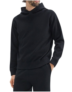 Расслабленный худи из тонкого билена, черный Theory