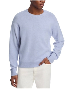 Лёгкий кашемировый свитер с круглым вырезом, синий Frame