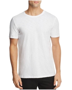 Футболка Essential из космического коттона с эффектом слаба, белый Theory