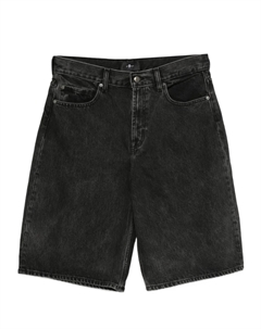 Шорты cotton denim shorts, черный 7 for all mankind