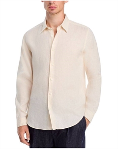 Рубашка Irving из льна свободного кроя, слоновая кость/кремовый Theory