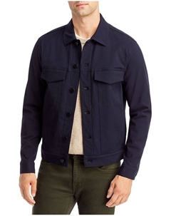 Куртка River из неотерического твила, синий Theory