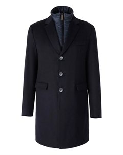 Пальто со съемной подкладкой и пуговицами, синий Herno