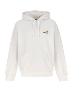 Толстовка с вышитым логотипом и карманом-кенгуру, белый Carhartt wip