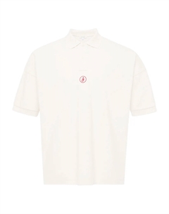 Рубашка поло с вышитым логотипом, нейтральный Jw anderson