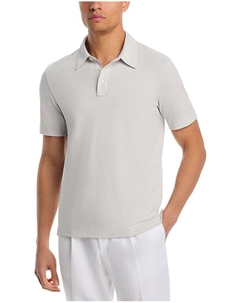 Поло из фактурной ткани Tee, серый Theory