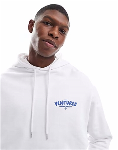 Толстовка с принтом пузырьков белого цвета Asos design