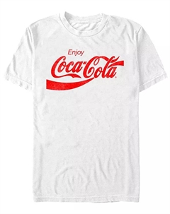 Мужская футболка с коротким рукавом Eighties Coke, белый Coca-cola