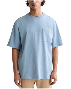 Футболка с карманом Oversized Fit Core, синий Scotch&soda